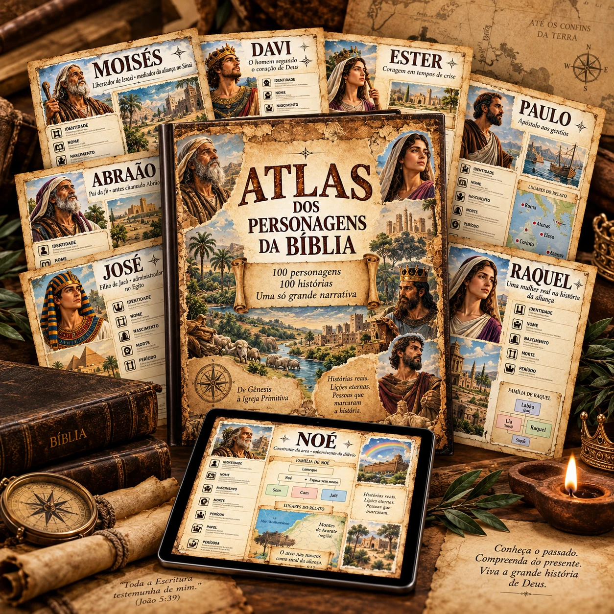 Nova capa de apresentação da Seção 1 do Atlas dos Personagens da Bíblia